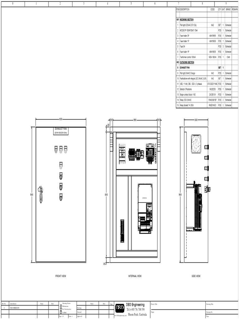 Ventilation Fan Control Panel PDF