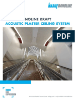Knauf Danoline Kraft Acoustic Plaster Ceiling System