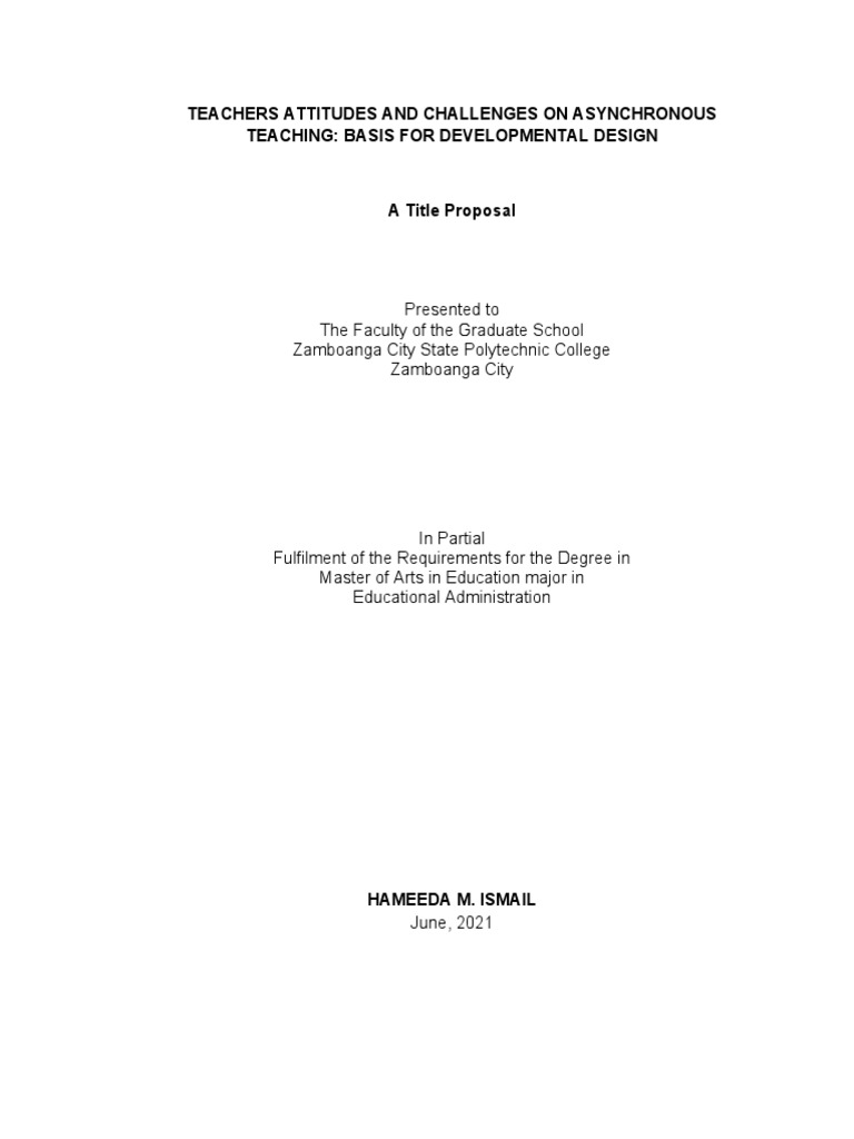 TLE Teachers' Challenges in Asynchronous Teaching | PDF | Educational ...