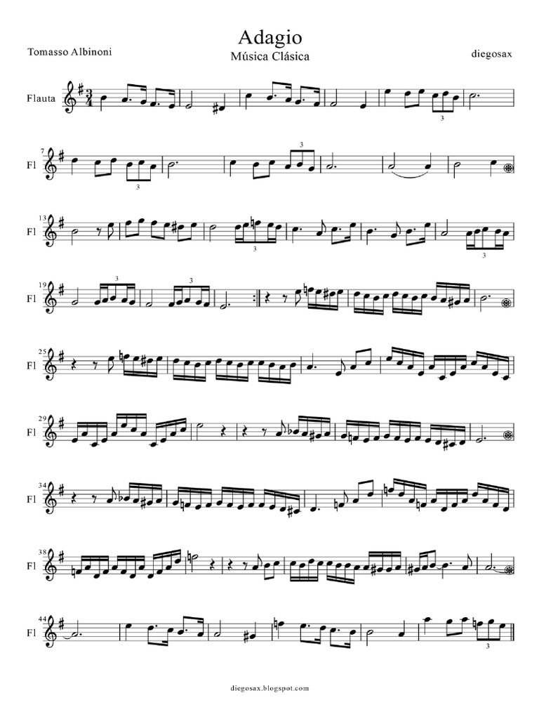 Adagio Albinoni PDF