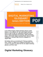 Digital Marketing Glossary 2021 180 Digital Marketing Terms Defined PDF
