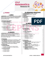 Apt. Matemática Sem 01 - Ciclo 20223 III