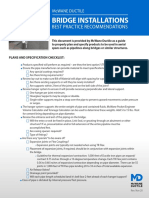 Bridge Installations Tip Sheet