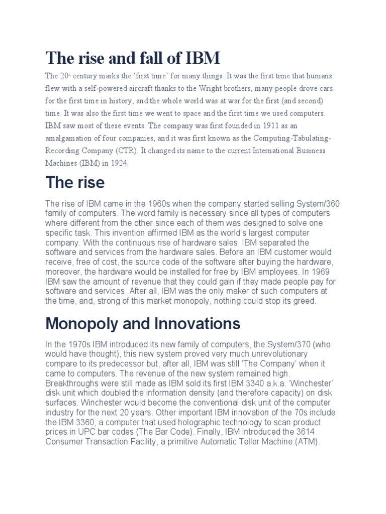 The Inside Story Why Ibm Fell To A 15 Month Low Software Sales - hdgqcmx