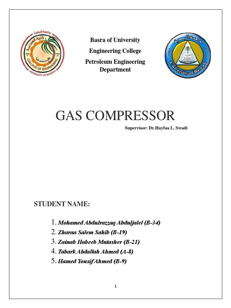 Gas Compressor Pdf Pump Gases
