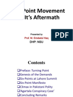 Six-Point Movement & Its Afermath