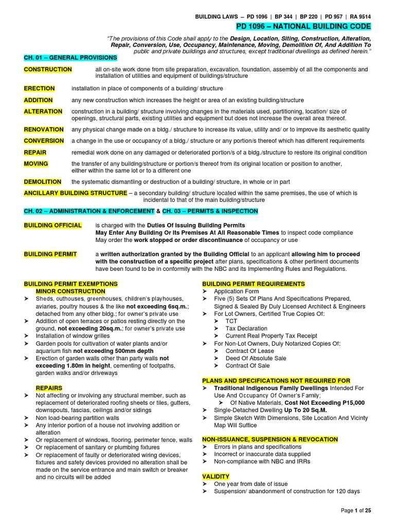 Overview of Building Laws and Permits | PDF | Stairs
