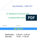 Electro Chemistry (MS)