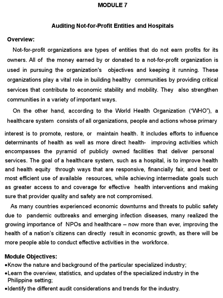 Module 7 PDF Health Care Health System