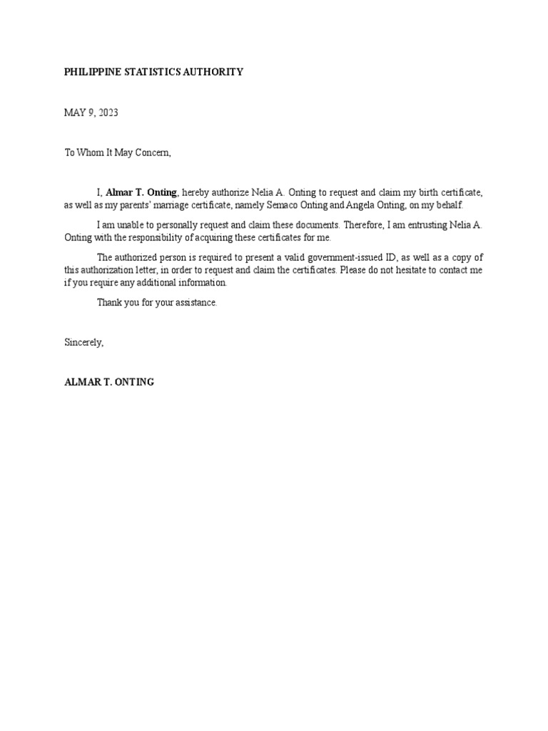 Philippine Statistics Authority PDF