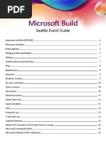 Microsoft Build Event Guide