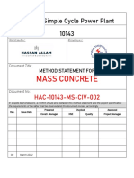 HAC-10143-MS-CIV-002-Method Statement For Mass Concrete