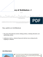 LECTURE - 5 - Architecture, Architects and Theorists