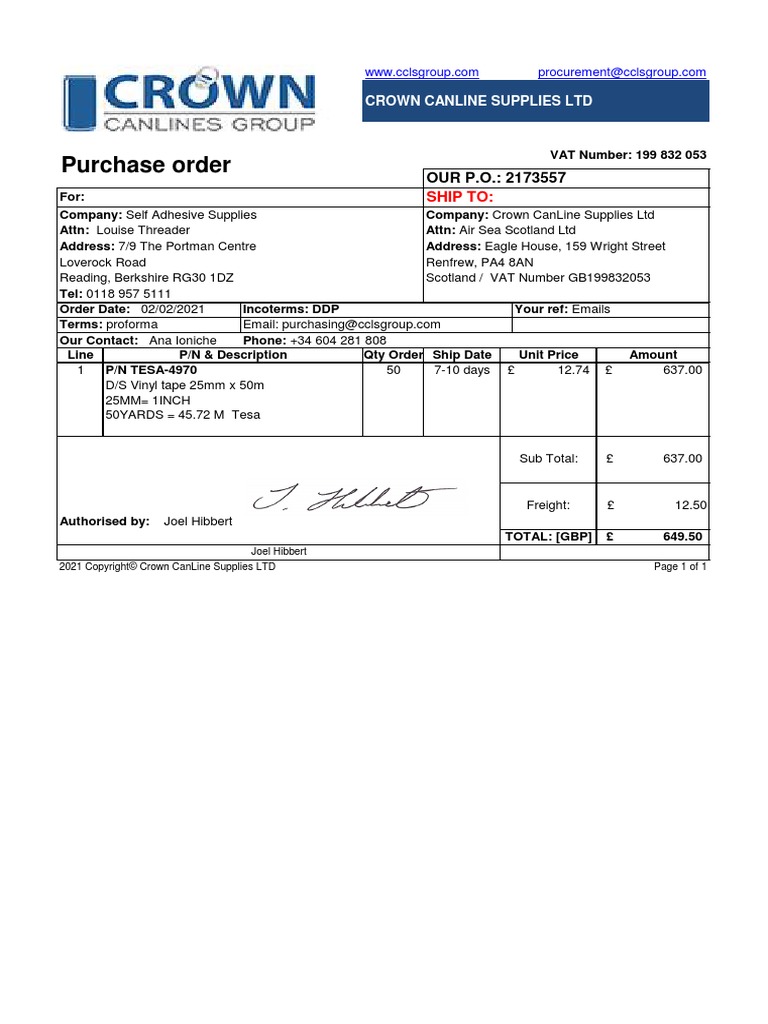 Self Adhesive Supplies PDF