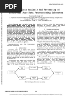 Several Data Analysis and Processing of Electronic Nose Data Preprocessing Subsystem