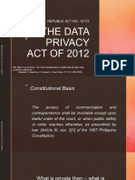 Data Privacy Act - Atty. Mendoza Lecture