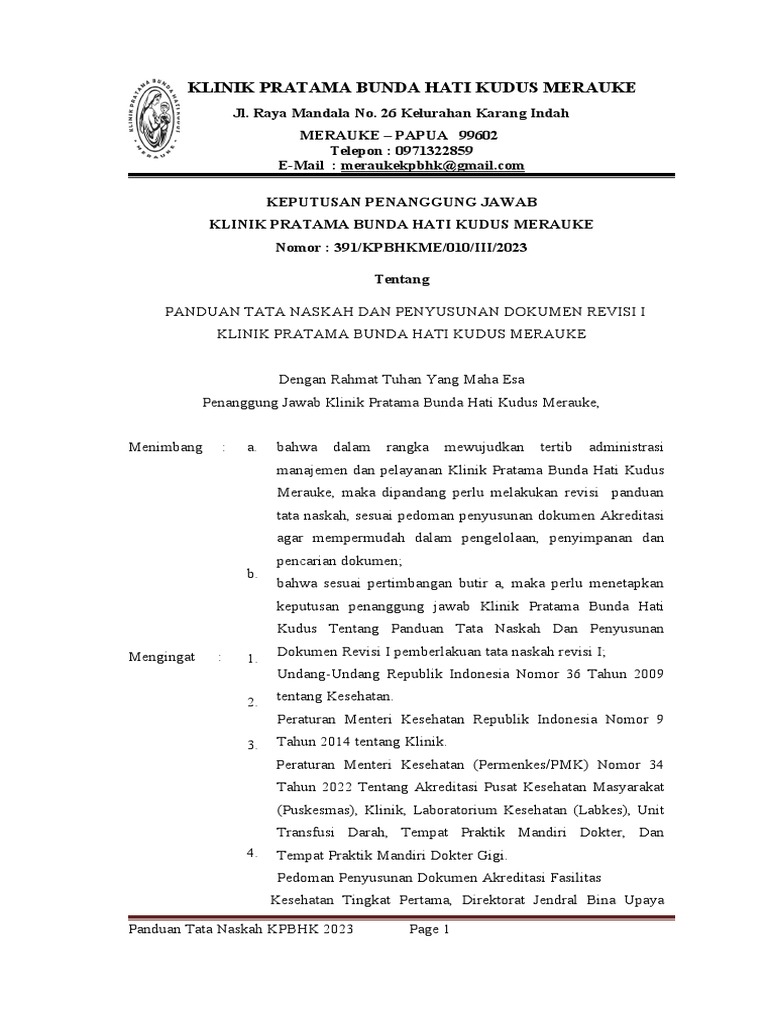 Tata Naskah_Revisi lengkap | PDF