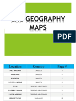CXC Geography Maps