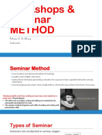 Seminar Workshop METHOD