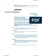 4.Nf en 13032-1 (Octobre 2004) Mesure Et Presentation Des Donnees Photometriques Des Lampes Et Des Luminaires (Mesurage Et Format de Donnees)