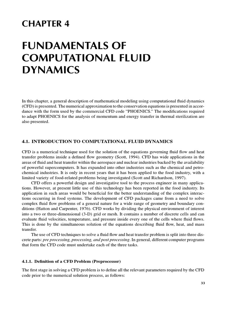 Fundamentals of Computational Fluid Dynamics | PDF | Computational ...