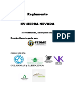 2023 Reglamento KV Sierra Nevada