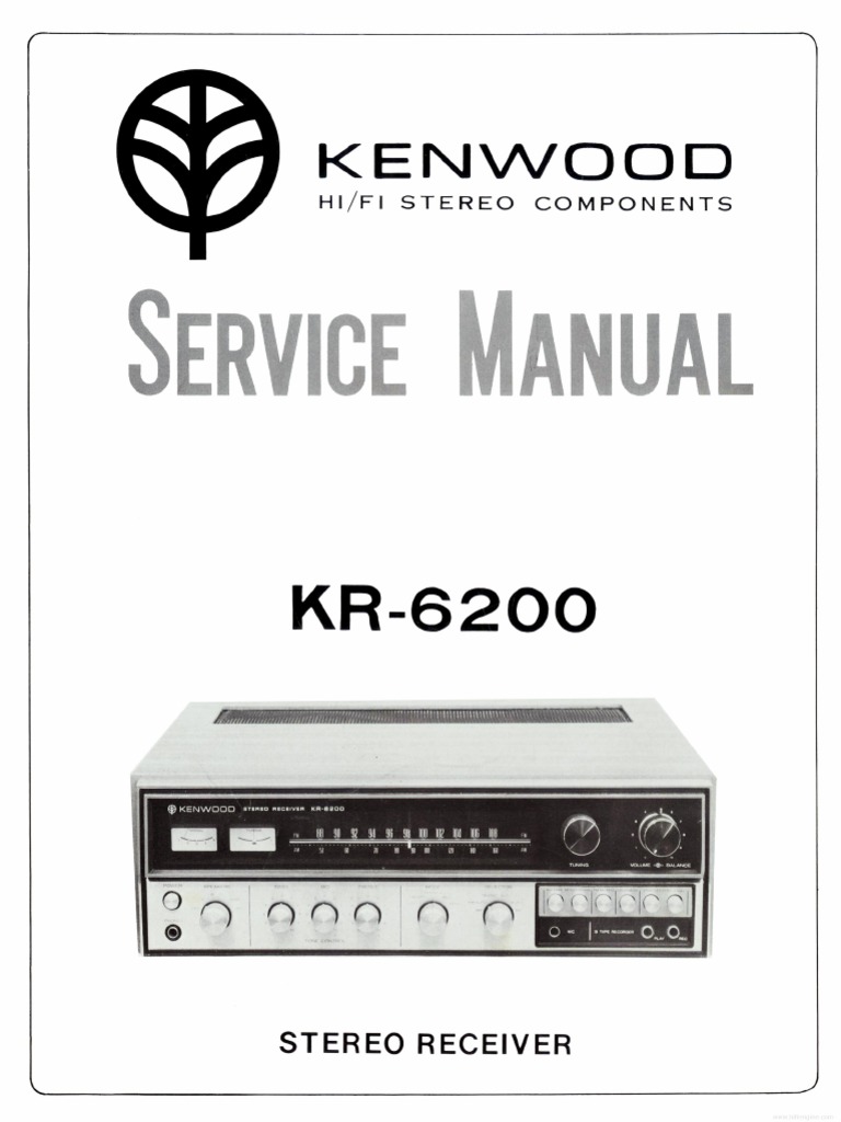 Kenwood Kr 6200 PDF