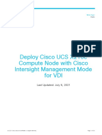 Deploy Cisco UCS X210c Compute Node With Cisco Intersight Management Mode For VDI