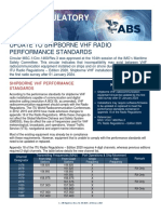 ABS Regulatory News - VHF Performance Standards