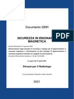 325 Documento SIRM 2021 DM Salute 14 Gennaio 2021 Sicuerazza RM Sinossi Per Il Radiologo