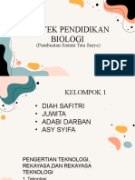 Proyek Pendidikan Biologi KLMPK 1