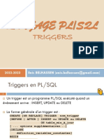 7 - Langage PLSQL - Triggers