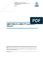 Public Liability Policy Wording