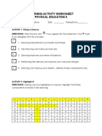 4TH QUARTER PE WORKSHEETS-Naomi Ballesteros