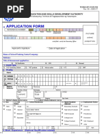 Revised Application Form | PDF