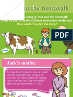 Jack and The Beanstalk Monologue PowerPoint