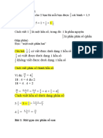 Bài tập về phân số, hỗn số