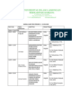 Jadwal Ujian