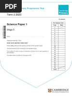 Stage 5 Science Sample Test Paper | PDF | Flowers | Water