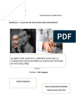 REFUS DE SOIN ET COMMUNICATION EN PSYCHIATRIE. MODULE 6. KOUAME Françoise Sidonie