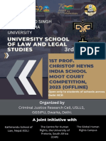 Prof. Christof Heyns India School Moot Court Competition Proposition