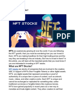 What Are NFT Stocks
