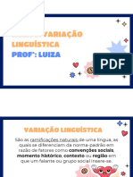 1 - Variação Linguística