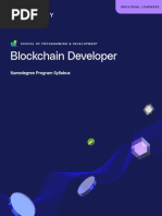 Blockchain Developer ND v2 Syllabus