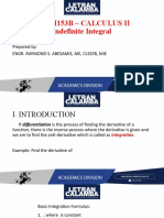 Indefinite Integral - IE With Solution