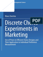 (Contributions to Management Science) Dr. Klaus Zwerina (Auth.) - Discrete Choice Experiments in Marketing_ Use of Priors in Efficient Choice Designs and Their Application to Individual Preference Mea