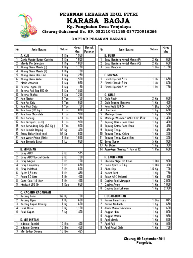 Paket Lebaran Karasa Bagja Pdf