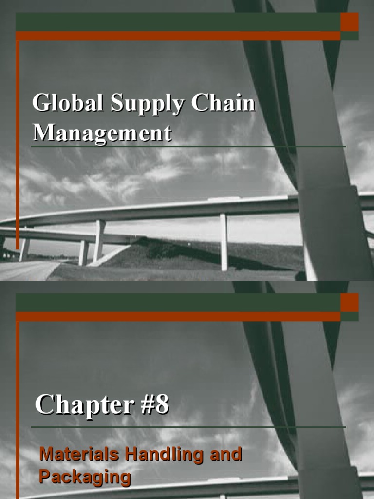 Week 9 Logistics Management - Ch-8 Materials Handling | PDF | Warehouse ...