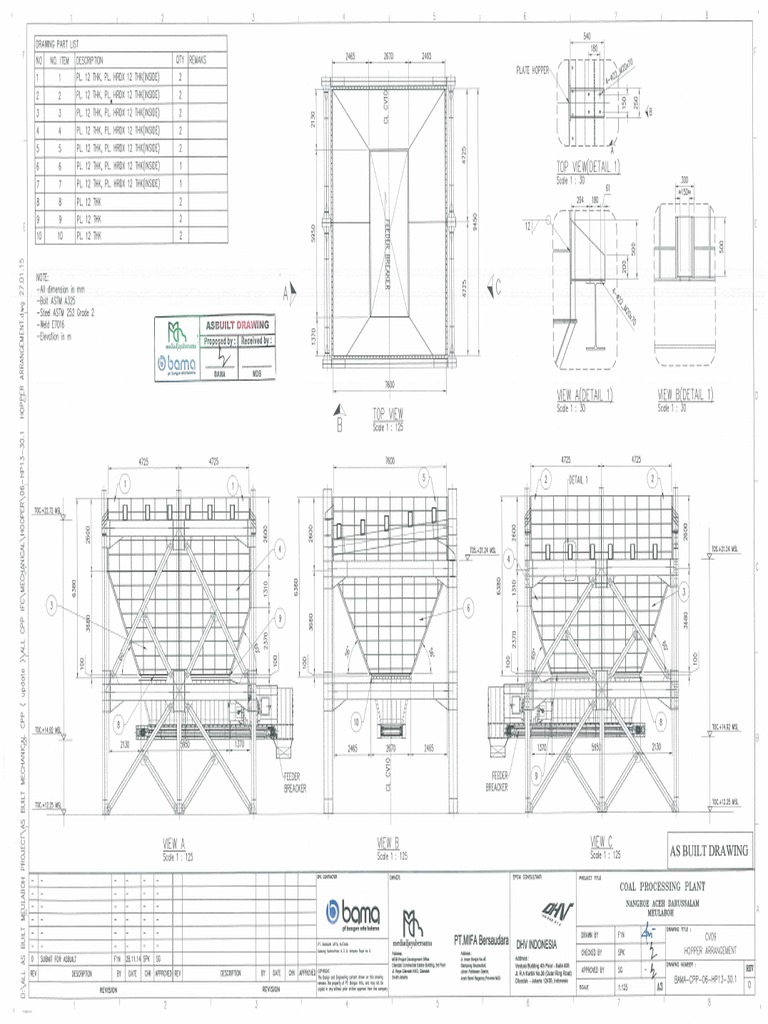 Drawing Hopper FC-01 - 230503 - 143932 | PDF