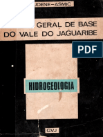 Estudo Geral de Base Do Vale Do Jaguaribe. Hidrogeologia